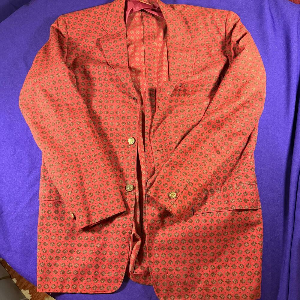 vintage tailored sports clothes by mcgregor made in USA SIZE LG  maroon
